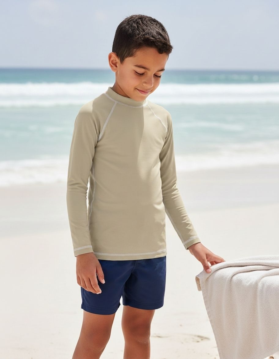 Kids Fossil Rash Guard Kids Rash Guard — Lolekai