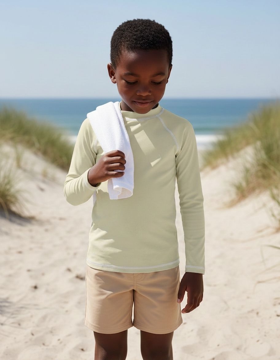 Limestone Rash Guard Kids Rash Guard — Lolekai
