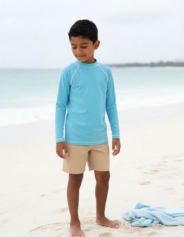 Boys Larimar Rash Guard
