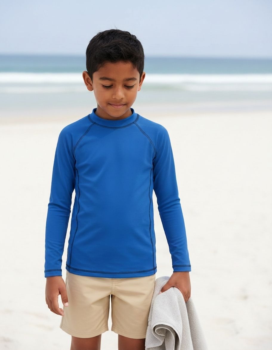 Kids Denim Rash Guard Kids Rash Guard — Lolekai