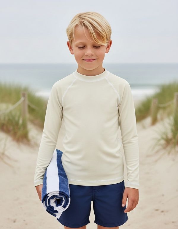 Boys Marble Rash Guard