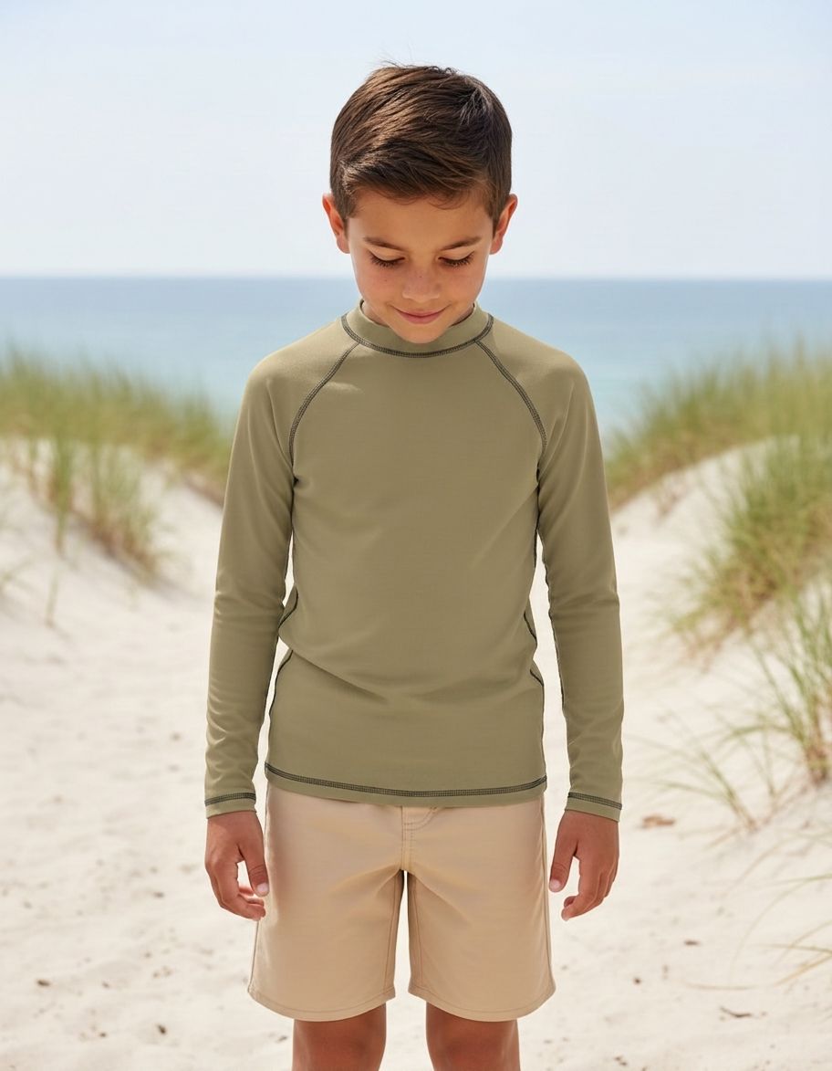 Kids Stone Rash Guard Kids Rash Guard — Lolekai