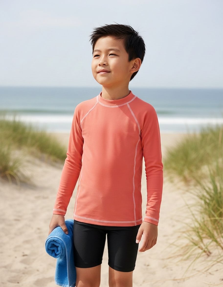 Kids Sunrise Rash Guard Kids Rash Guard — Lolekai