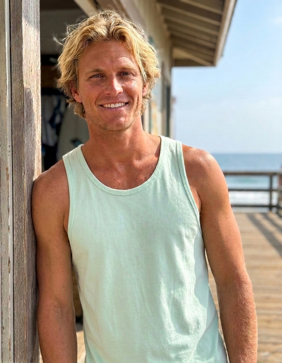 Tank top in Mint Cream