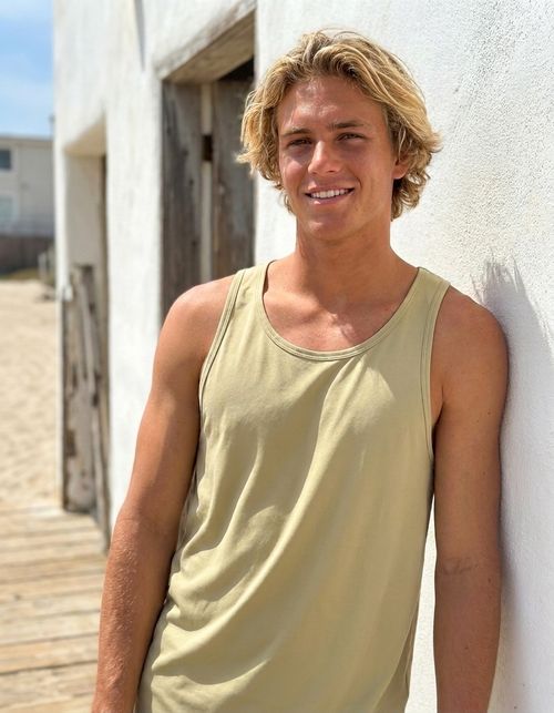 Ecru Tank Top Men's Tank Top — Lolekai