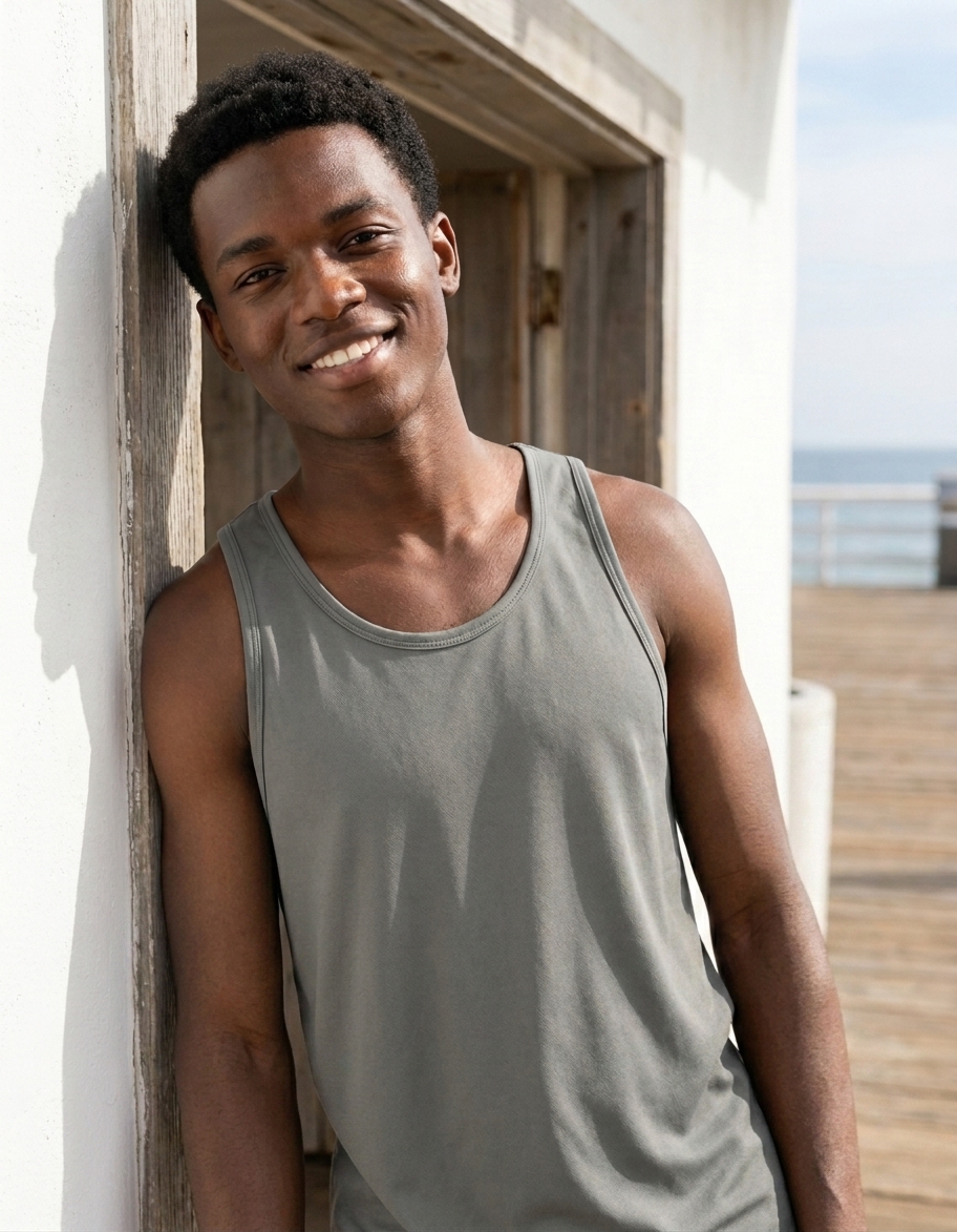 Tank top in Nickel