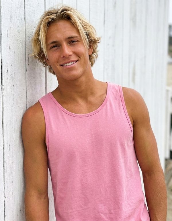 Candy Pink Men's Tank Top