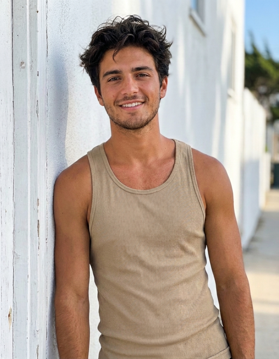 Tank top in Mushroom