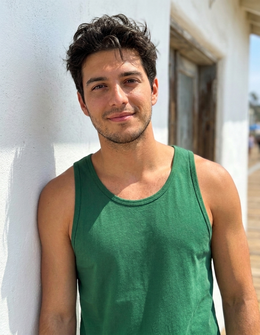 Tank top in Spruce