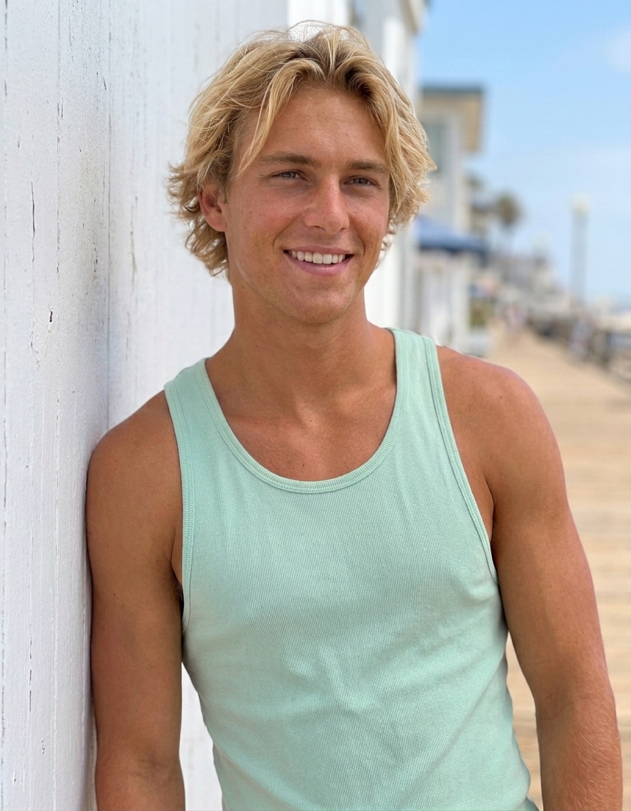 Tank top in Powder Mint