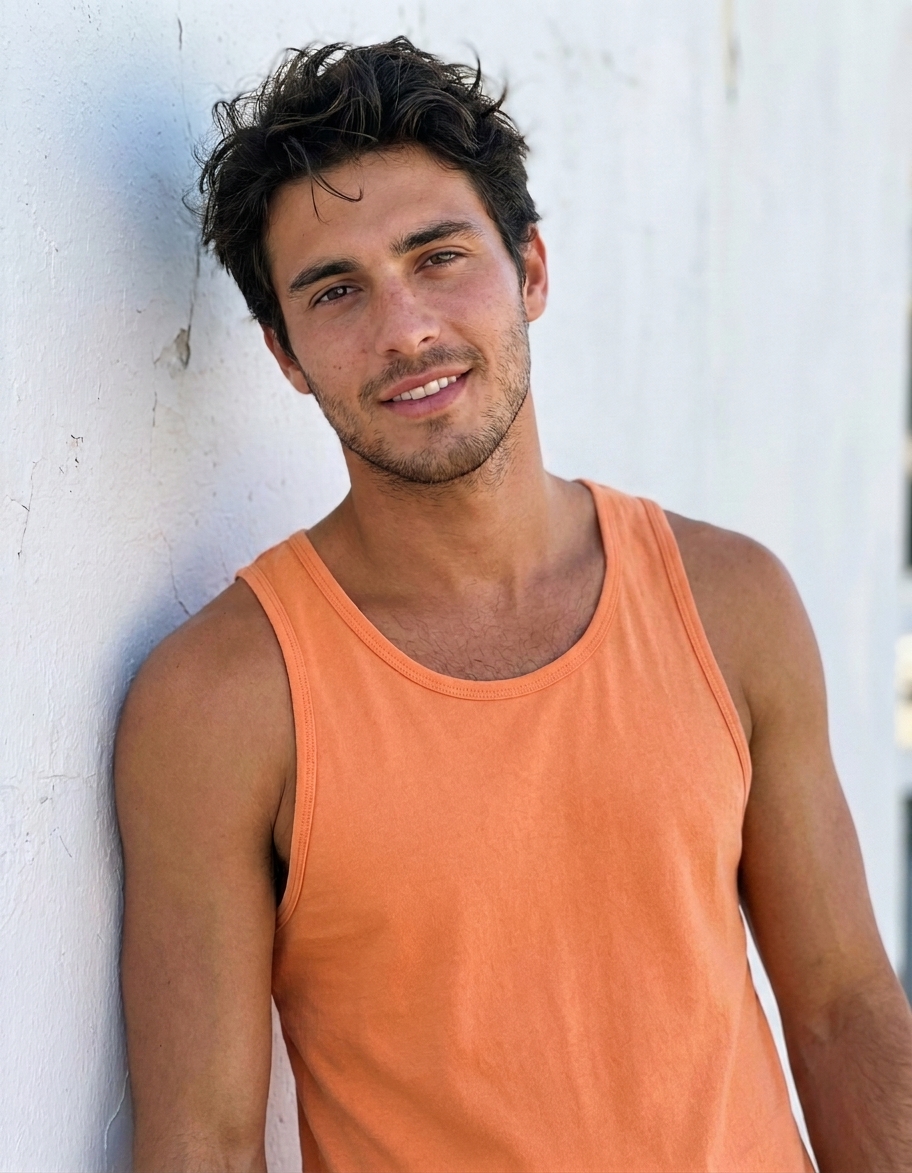 Tank top in Papaya