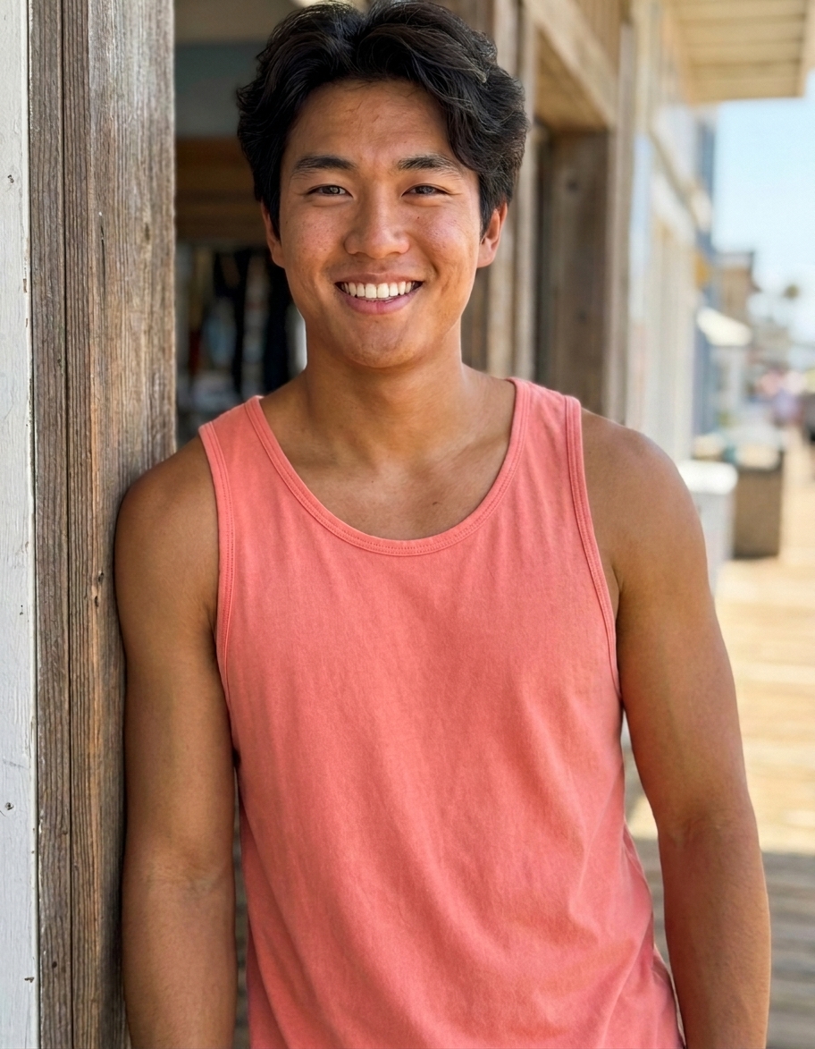 Tank top in Guava