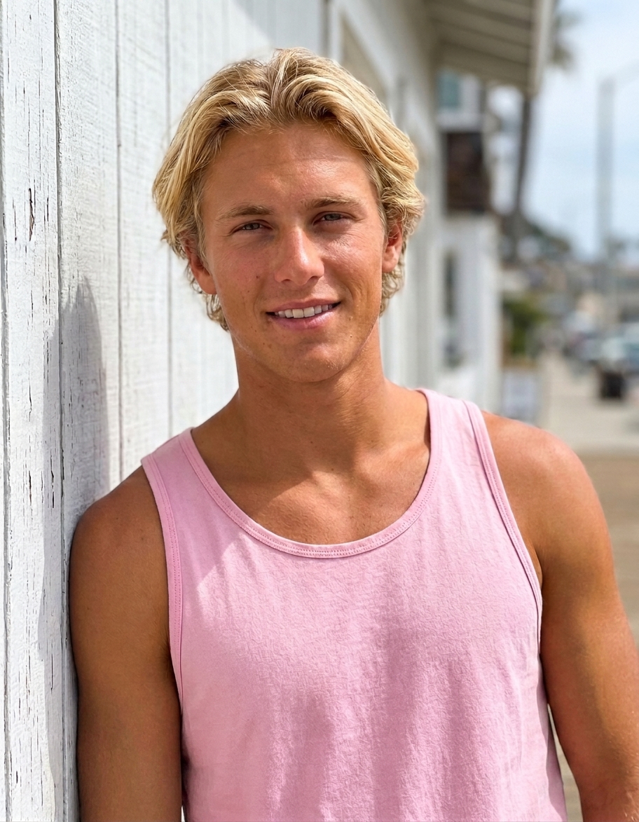 Tank top in Baby Pink