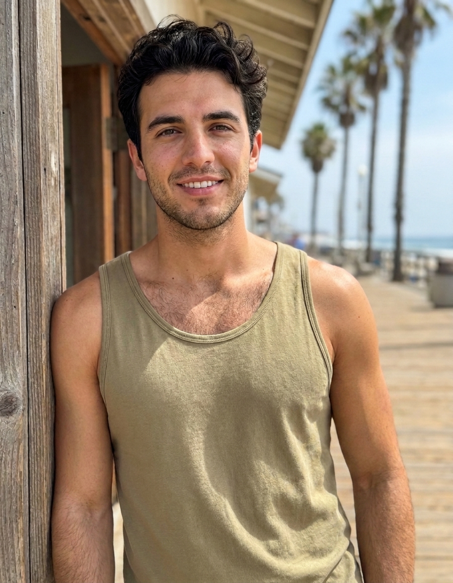 Tank top in Stone