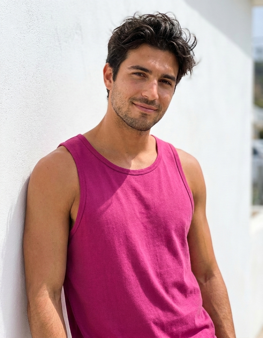 Tank top in Magenta