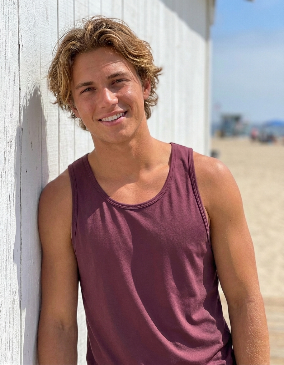 Tank top in Plum