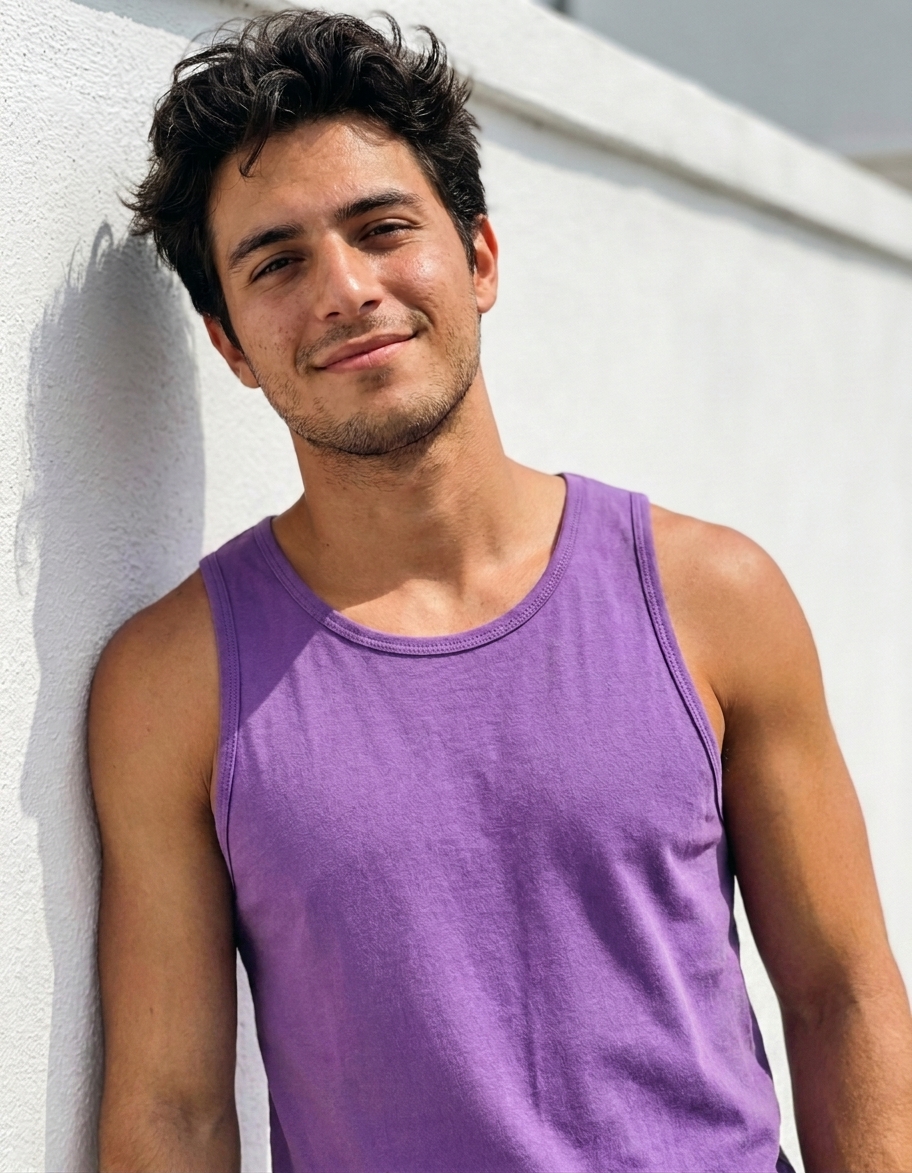 Tank top in Violet