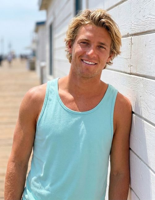 Glacier Blue Tank Top Men's Tank Top — Lolekai