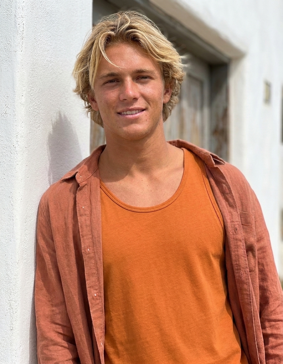 Tank top in Burnt Orange