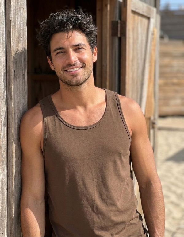 Coffee Bean Men's Tank Top
