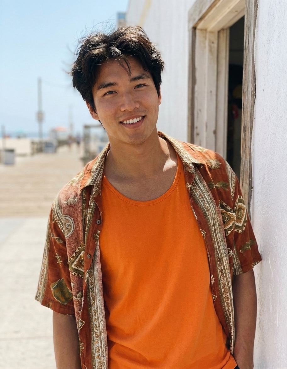 Tank top in Citrus Orange
