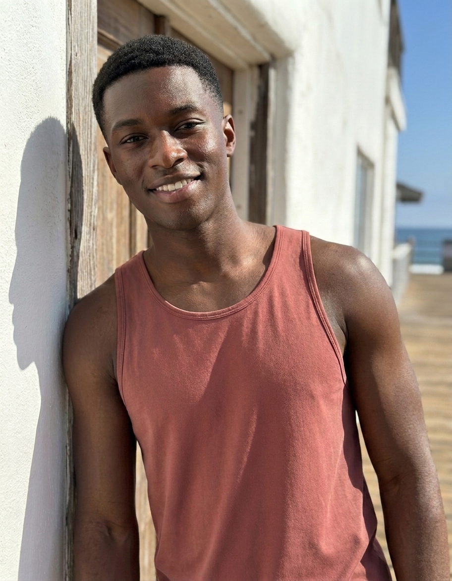 Tank top in Marsala