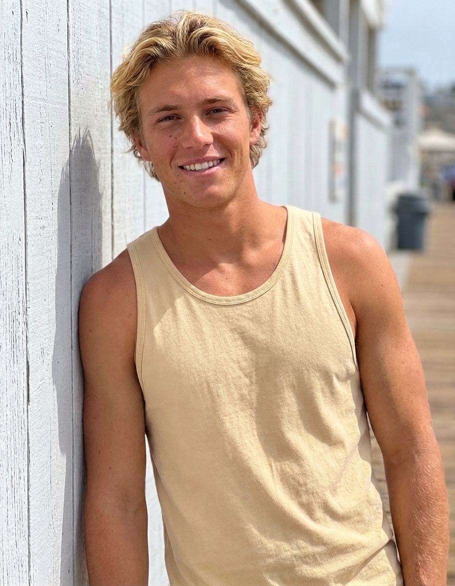 Tank top in Wheat