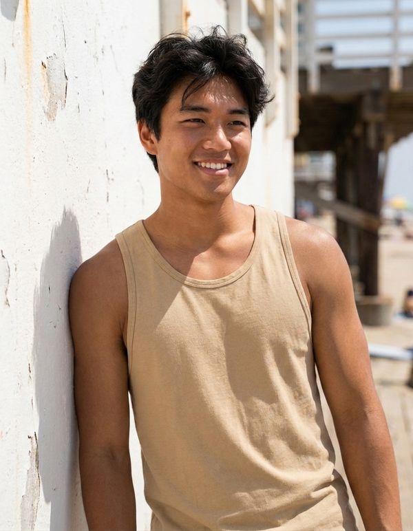 Chanel Beige Men's Tank Top