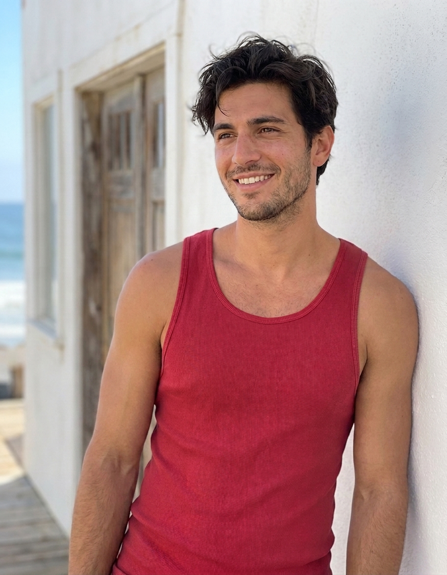 Tank top in Cinnabar