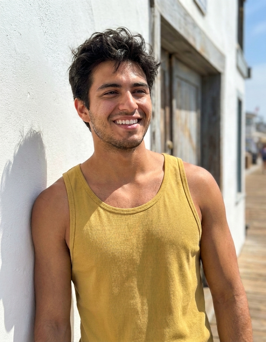 Tank top in Amber Haze
