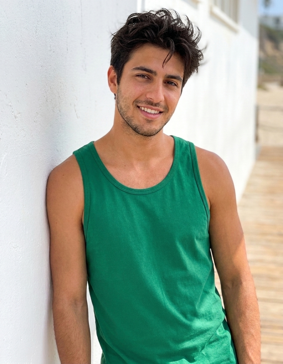 Tank top in Runway Emerald