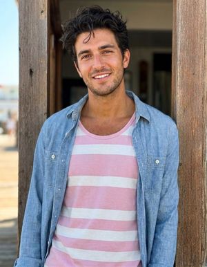 Electric Fuchsia Tide Tank Top Men's Tank Top — Lolekai