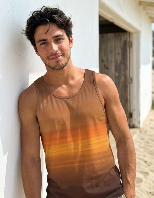 Men's Amber Haze Solstice tank tops
