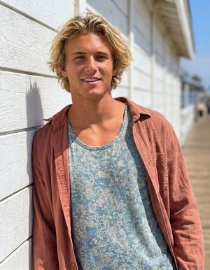 Blue Aura Seabreeze Tank Top Men's Tank Top — Lolekai
