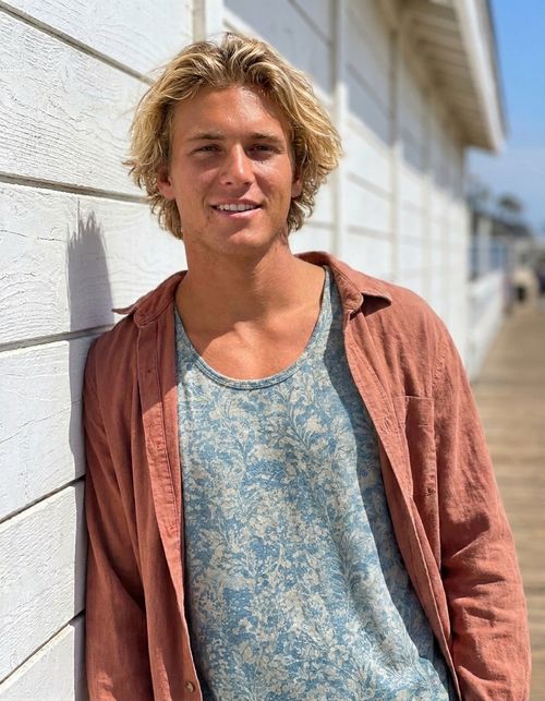 Men's Blue Aura Seabreeze tank tops