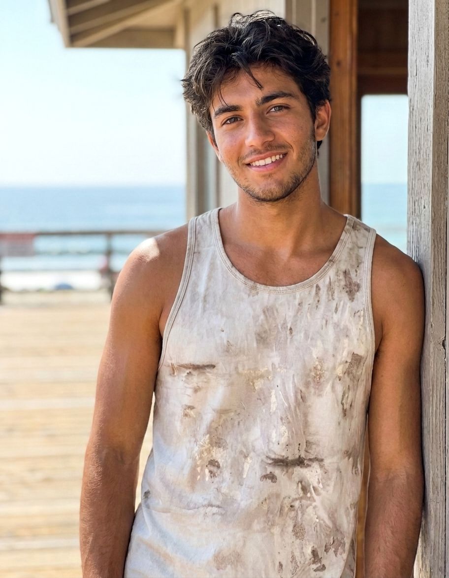 White Onyx Nebula Tank Top Men's Tank Top — Lolekai
