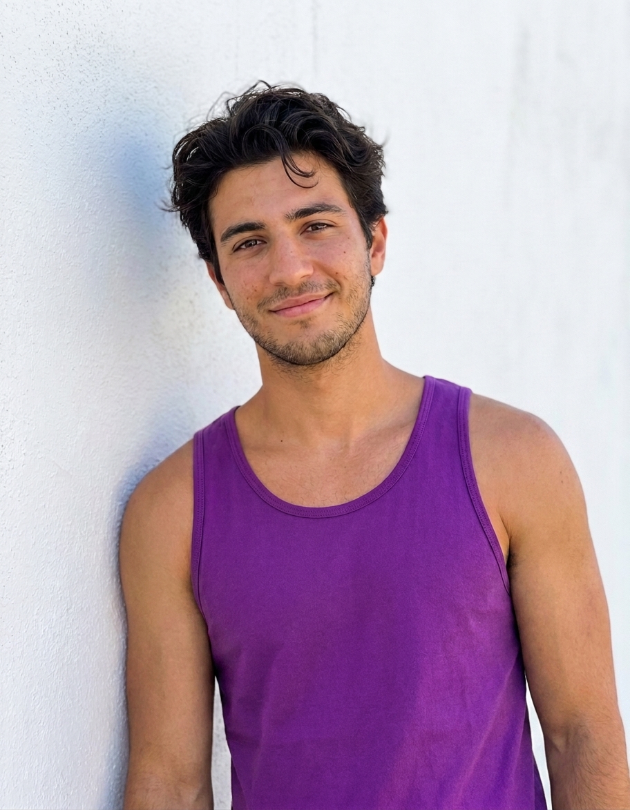 Tank top in Purple