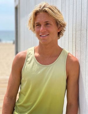 Men's Runway Chartreuse Celestia tank tops