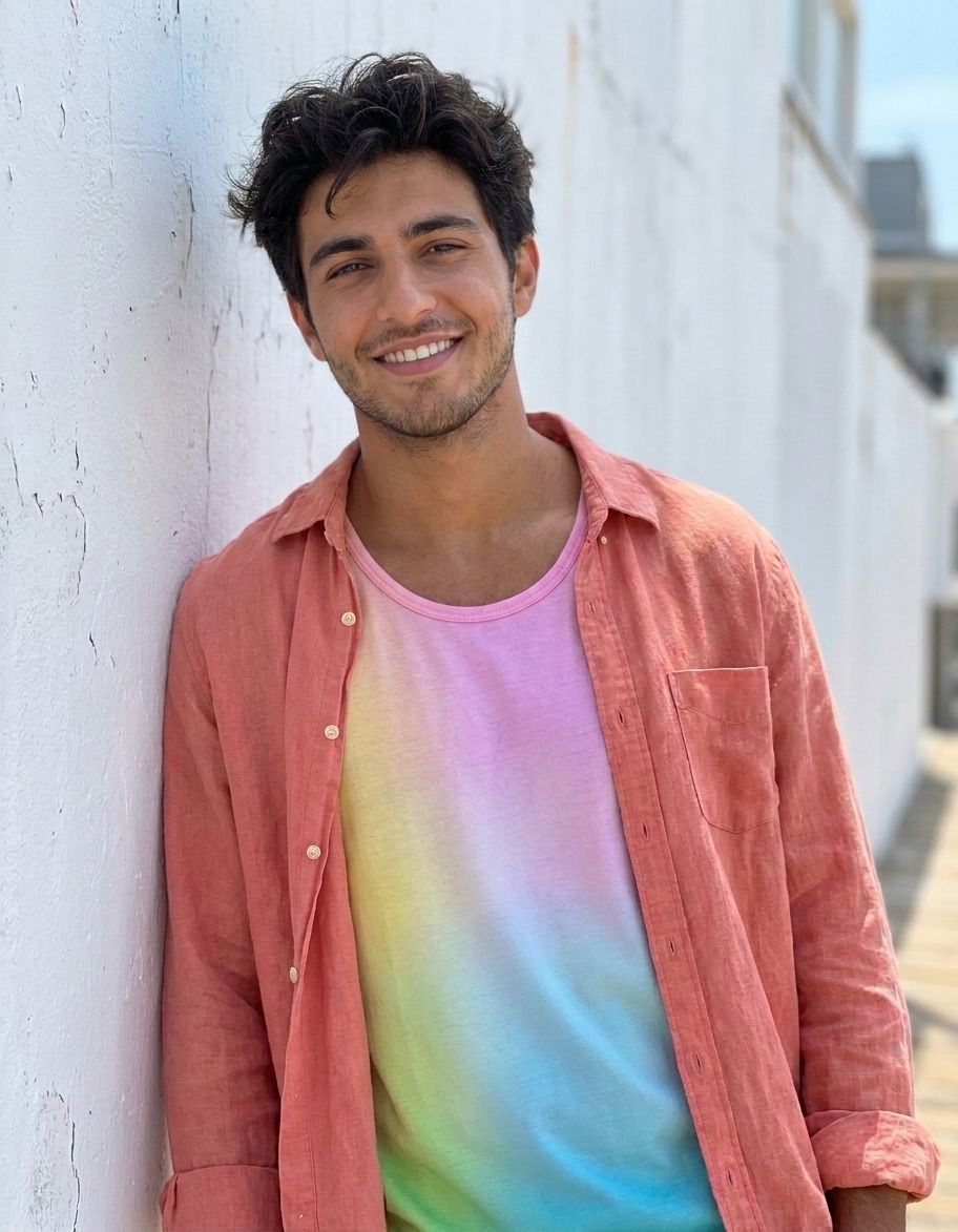 Runway Emerald Prism Tank Top Men's Tank Top — Lolekai