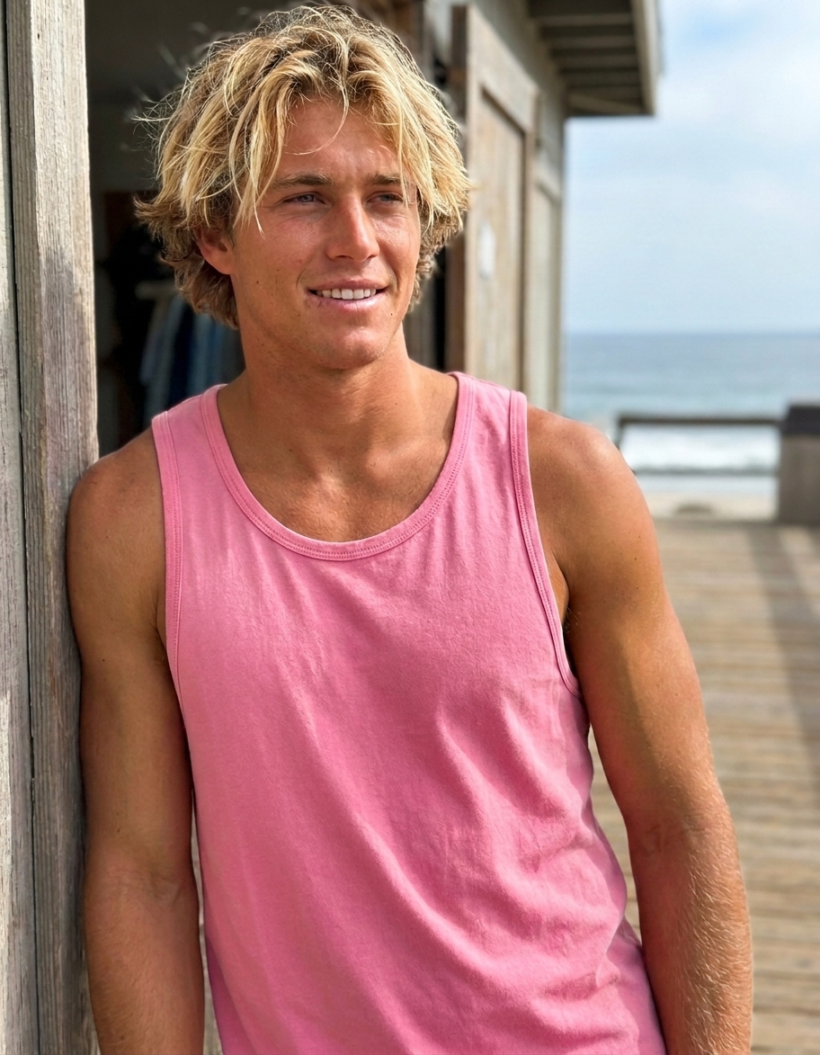 Tank top in Flamingo