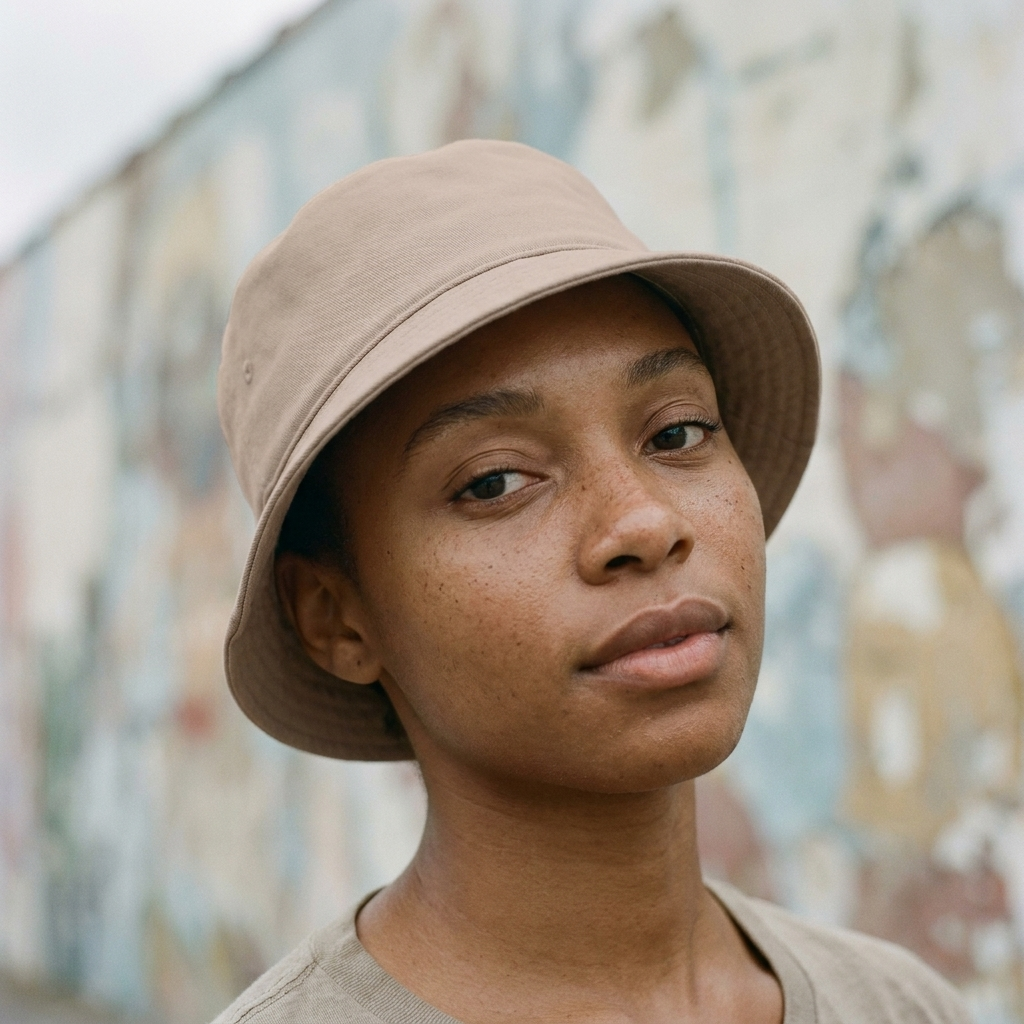 Bucket hat in Agate