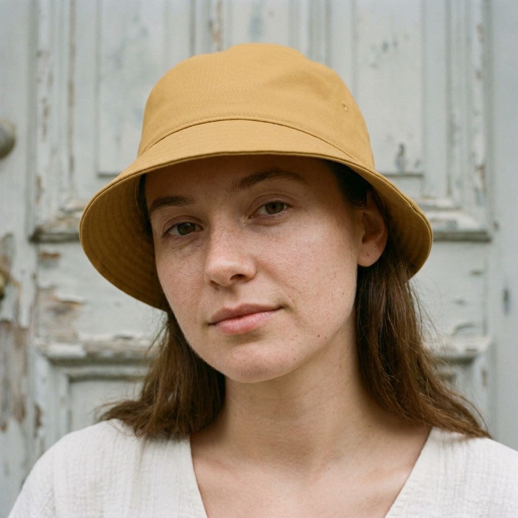 Bucket hat in Amber Haze