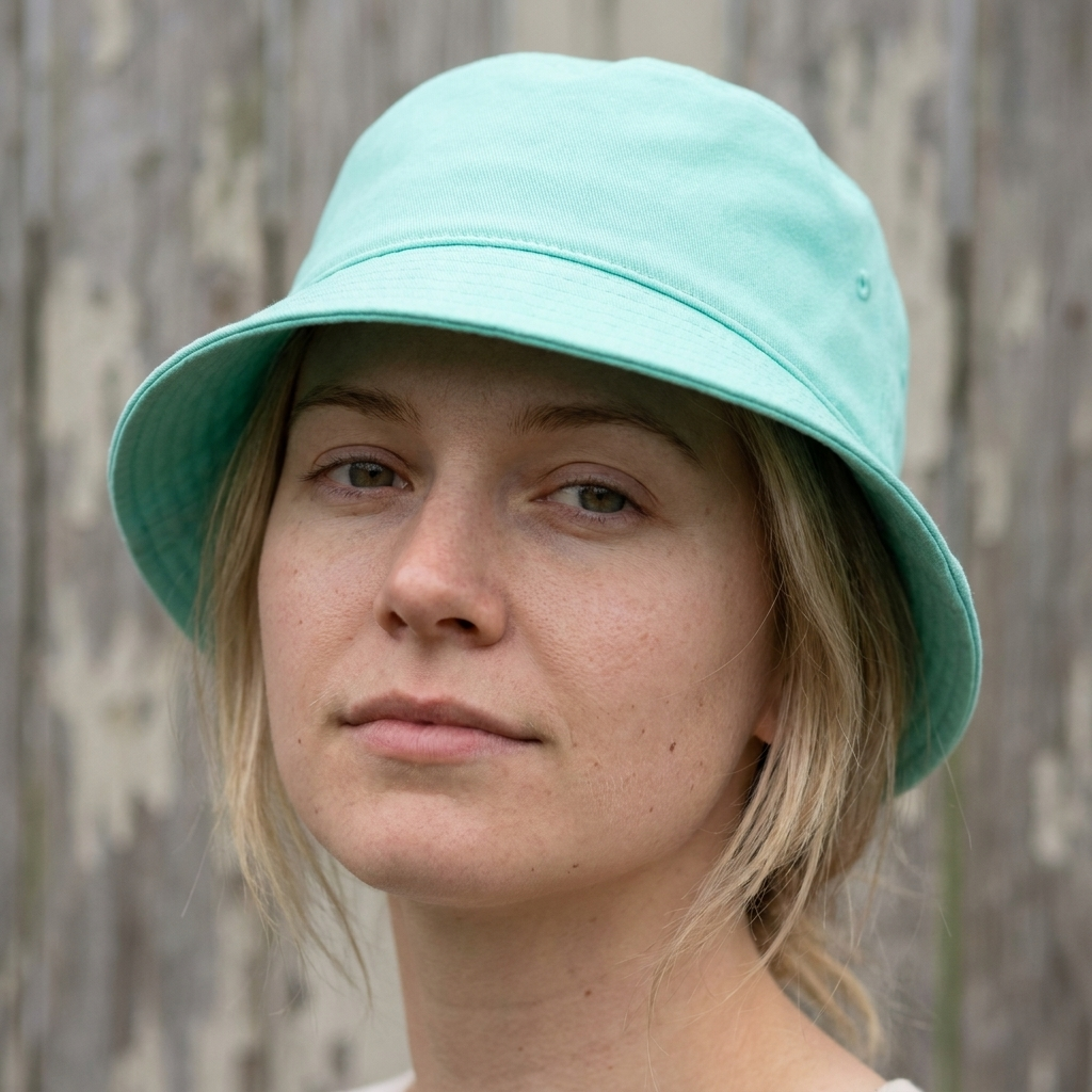 Bucket hat in Aquamarine