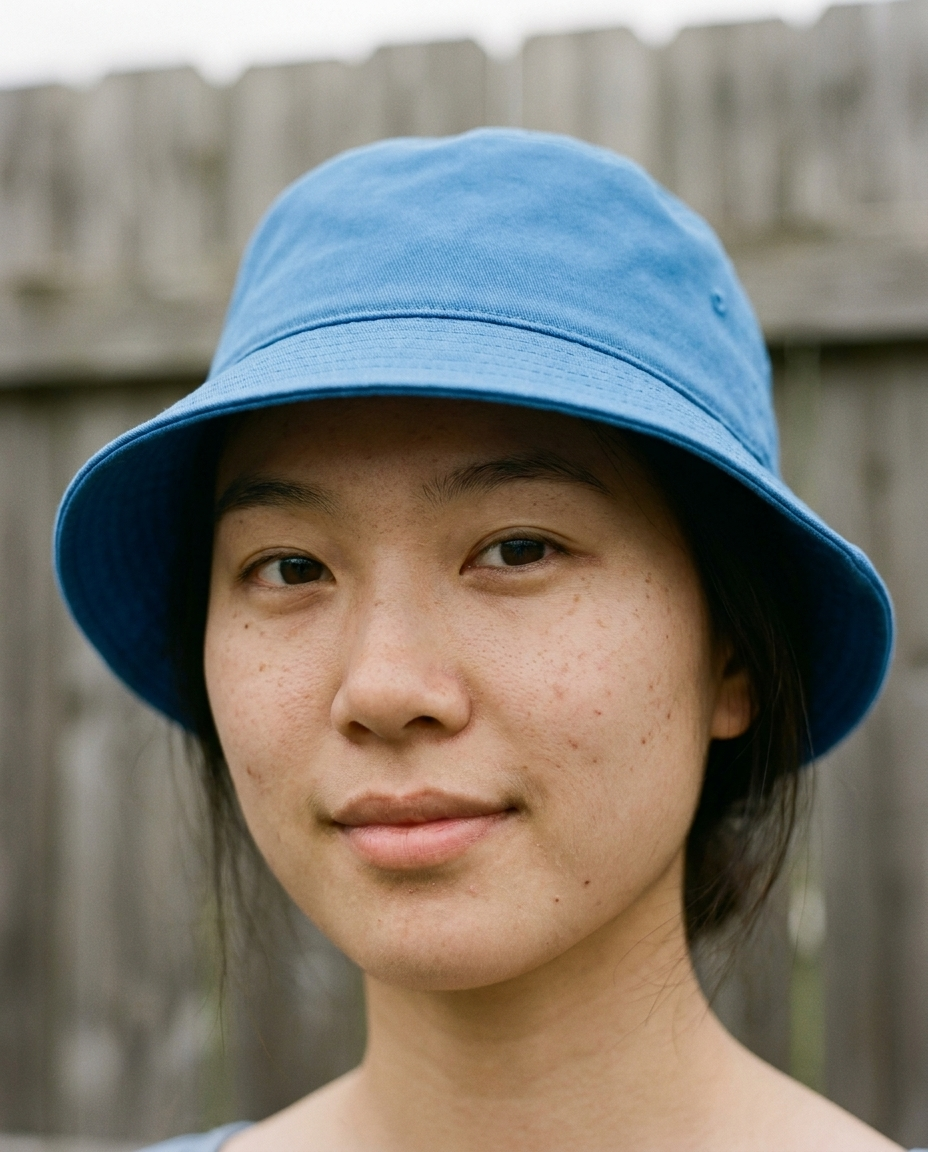 Bucket hat in Blue