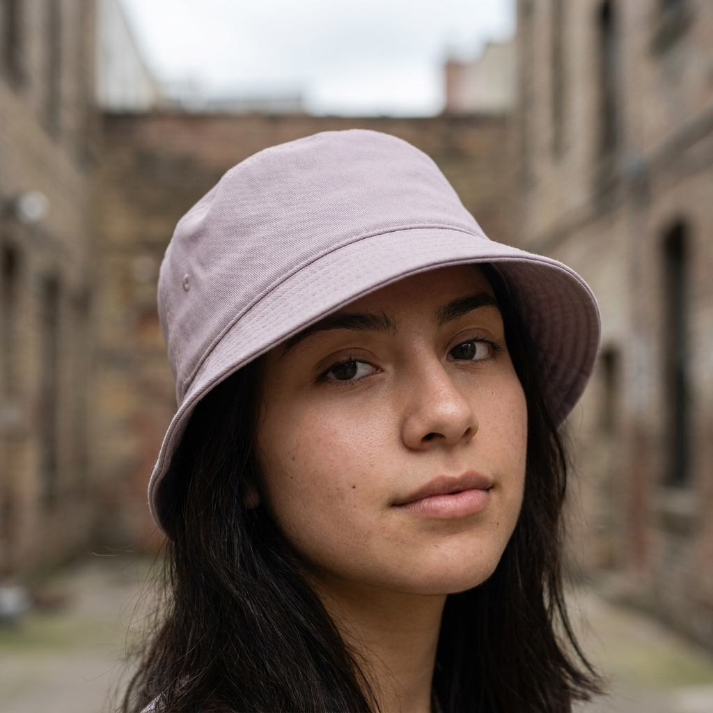 Bucket hat in Burnished Lilac