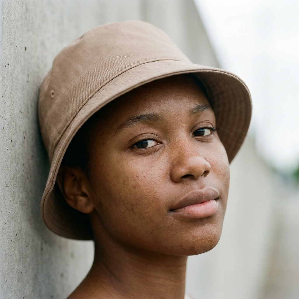 Bucket hat in Cappuccino