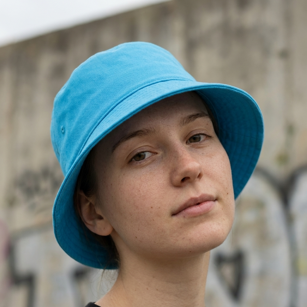 Bucket hat in Capri