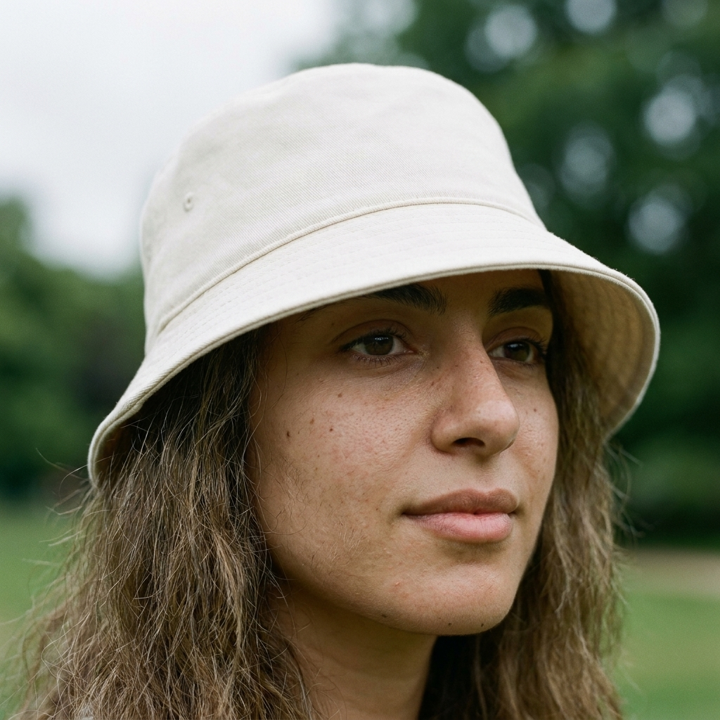 Bucket hat in Coconut