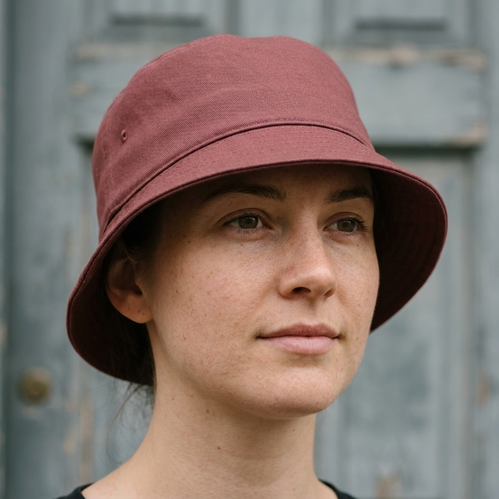 Bucket hat in Cordovan