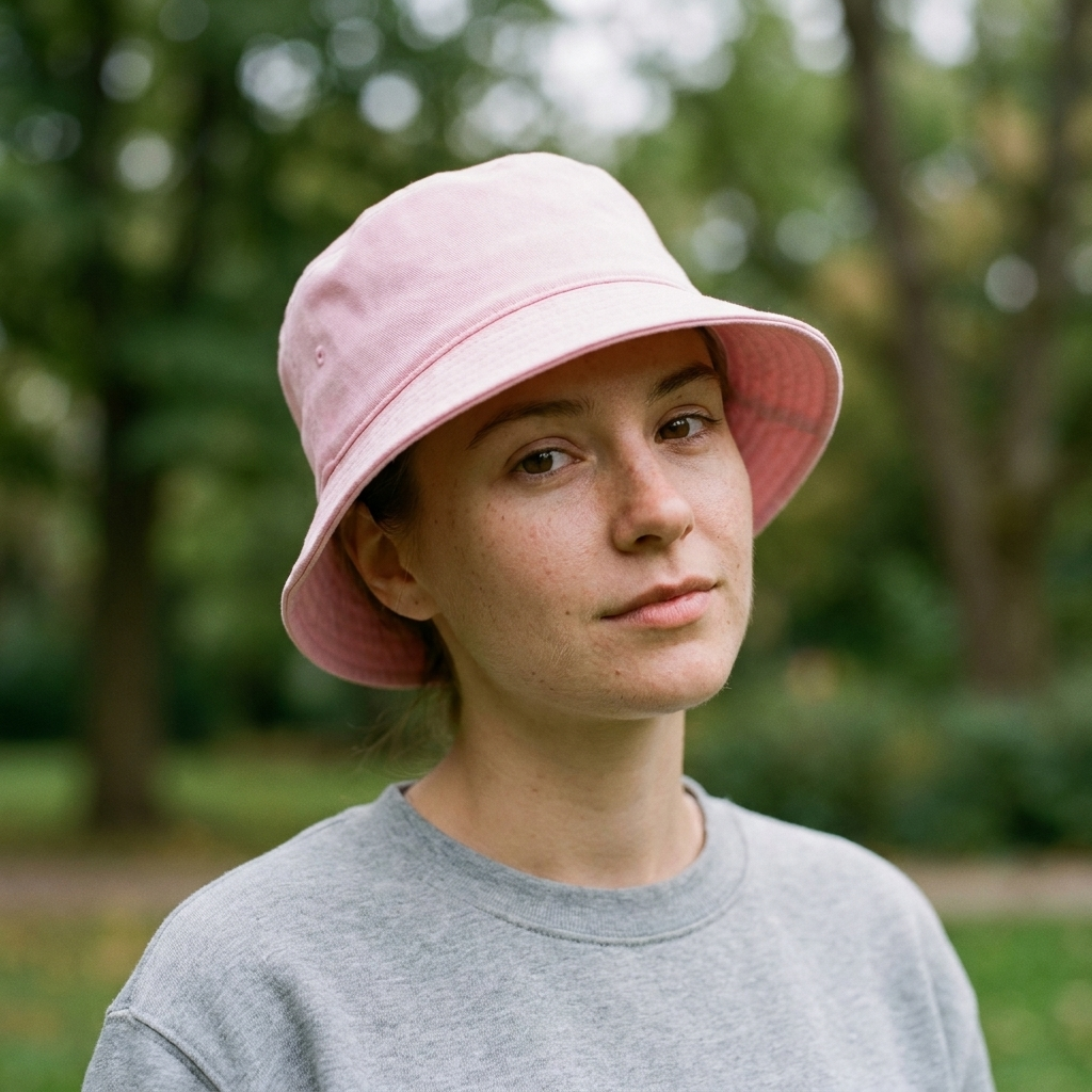 Bucket hat in Cotton Candy
